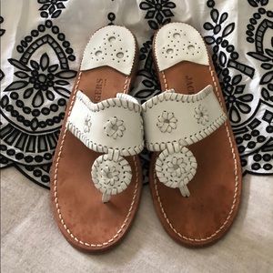 White JR sandals